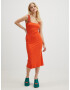 Desigual Logo Dresses Orange - Pepit.gr