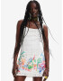 Desigual Mojito Dresses White - Pepit.gr