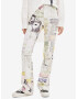 Desigual Nicole Trousers White - Pepit.gr