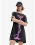 Desigual Pink Panther Pose Dresses Grey - Pepit.gr