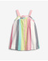 GAP Baby Stripe Button kids Dress Colorful - Pepit.gr