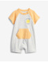 GAP Children's overalls Grey Orange - Pepit.gr