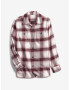 GAP Flannel Kids shirt Red - Pepit.gr