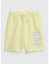 GAP Kids Shorts Yellow - Pepit.gr