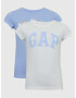 GAP Kids T-shirt 2 pcs Blue - Pepit.gr