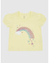 GAP Kids T-shirt Yellow - Pepit.gr