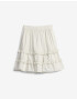 GAP MTHR Stripe kids Skirt White - Pepit.gr