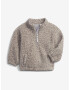 GAP Sherpa Active Kids Sweatshirt Brown Grey - Pepit.gr