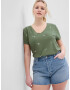 GAP T-shirt Green - Pepit.gr