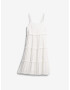 GAP Tiered kids Dress White - Pepit.gr