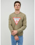 Guess Audley Sweatshirt Green - Pepit.gr