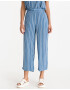 ICHI Marrakech Trousers Blue White - Pepit.gr