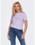 Jacqueline de Yong Amy T-shirt Violet - Pepit.gr