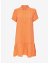 Jacqueline de Yong Lion Dresses Orange - Pepit.gr