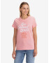 Lee T-shirt Pink - Pepit.gr