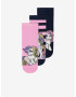 name it 3 pairs of children's socks Pink - Pepit.gr