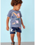 name it Maikel Kids T-shirt Blue - Pepit.gr