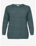 ONLY CARMAKOMA Airplain Sweater Green - Pepit.gr