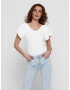 ONLY Leelo T-shirt White - Pepit.gr