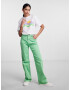 Pieces Holly Jeans Green - Pepit.gr