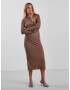 Pieces Kylie Dresses Brown - Pepit.gr