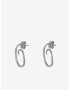 Pieces Mulle Earrings Silver - Pepit.gr