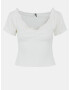 Pieces Tegan Crop top White - Pepit.gr