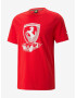 Puma Ferrari Race Big Shield T-shirt Red - Pepit.gr