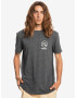 Quiksilver Gone Words T-shirt Grey - Pepit.gr