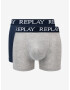 Replay Boxers 2 pcs Blue Grey - Pepit.gr