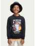 Scotch & Soda Kids Sweatshirt Black - Pepit.gr