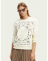 Scotch & Soda Sweatshirt White - Pepit.gr