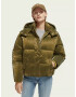 Scotch & Soda Winter jacket Green - Pepit.gr