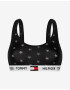 Tommy Hilfiger Burnout Bra Blue - Pepit.gr