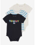 Tommy Hilfiger Kids Body 3 pcs Black - Pepit.gr