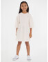 Tommy Hilfiger Structured Knit Kids Dress Pink - Pepit.gr