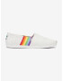 TOMS Unity Rainbow Slip On White - Pepit.gr