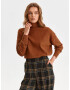 TOP SECRET Turtleneck Brown - Pepit.gr