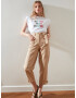 Trendyol Trousers Beige - Pepit.gr