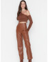 Trendyol Trousers Brown - Pepit.gr