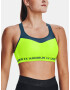 Under Armour Armour High Crossback Bra Green - Pepit.gr