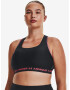 Under Armour Armour® Mid Crossback 80s Bra Black - Pepit.gr