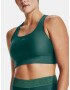 Under Armour Crossback Longline Sport Bra Green - Pepit.gr