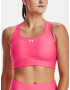 Under Armour Crossback Longline Sport Bra Pink - Pepit.gr