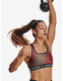 Under Armour Crossback Mid Print Bra Colorful - Pepit.gr