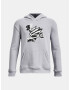 Under Armour Curry Boys Big Splash Hoodie Kids Sweatshirt Grey - Pepit.gr