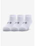 Under Armour Heatgear Set of 3 pairs of socks White - Pepit.gr