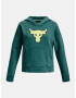 Under Armour Project Rock Brhma Bull Fleece HD Kids Sweatshirt Green - Pepit.gr