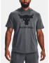 Under Armour Project Rock Terry SS HD Sweatshirt Grey - Pepit.gr