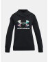 Under Armour Rival Logo Hoodie Kids Sweatshirt Black - Pepit.gr